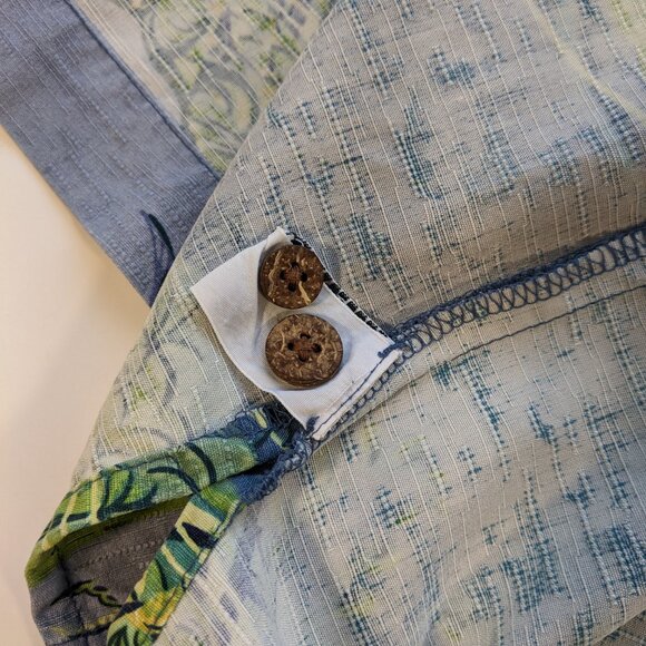 rare Tommy Bahama Mens Underwater Hawaiian Mermaid Pinup Silk Shirt Size XL - Picture 10 of 12